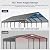 HOMSHADE 20x30FT Heavy Duty Metal Carport, Oversized Car Port Garage with Galvanized Steel Roof & Reinforced Base, Outdoor RV Shelter for 2 Cars, Full-Sized Pickups, Bass Boats and Tractors