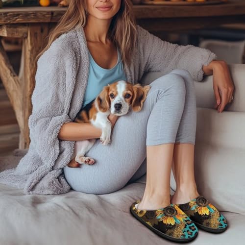 Fluffy Plush Slipper Home Slippers Cotton Warm Fuzzy Slippers for Winter Unisex Indoor Outdoor House Shoes Comfort4