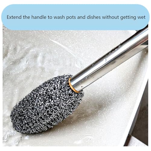 Image of UltraClean Long Handle Bottle and Jar Toilet Cleaner Brush Heavy-Duty Scrubber with Ergonomic Non-Slip Grip, Ideal for Deep Cleaning Toilets, Bottles-Jars and Hard-to-Reach Areas(Pack of 1)