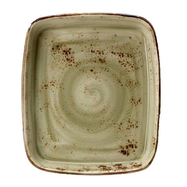 Steelite 11310331 Craft Green 14" x 12" Roaster - 6 / CS