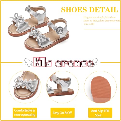 Image of Kiderence Toddler Girls Sandals Little Girls Kids Summer Shoes Toddler Sandals