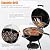 Electric Stand Grill Outdoor, Electric Carbon Dual Purpose 1800W Portable Grill Double Design, Non-Stick Removable Vertical Grill Outdoor Cooking for Balcony,Patio