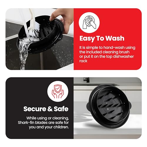 LINKLOOM Máquina trituradora de frango com alicate de escova e suporte de panela | Torção de ferrame