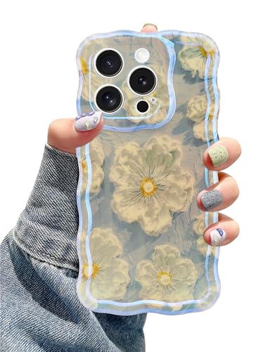 Coque iPhone 11 Pro Max design vague bouclée effet laser miroir