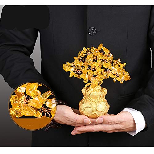 Bwinka Feng Shui Decor Money Tree Crystal Chinese Decorations Money Tree For Wealth And Good Luck #TOP6