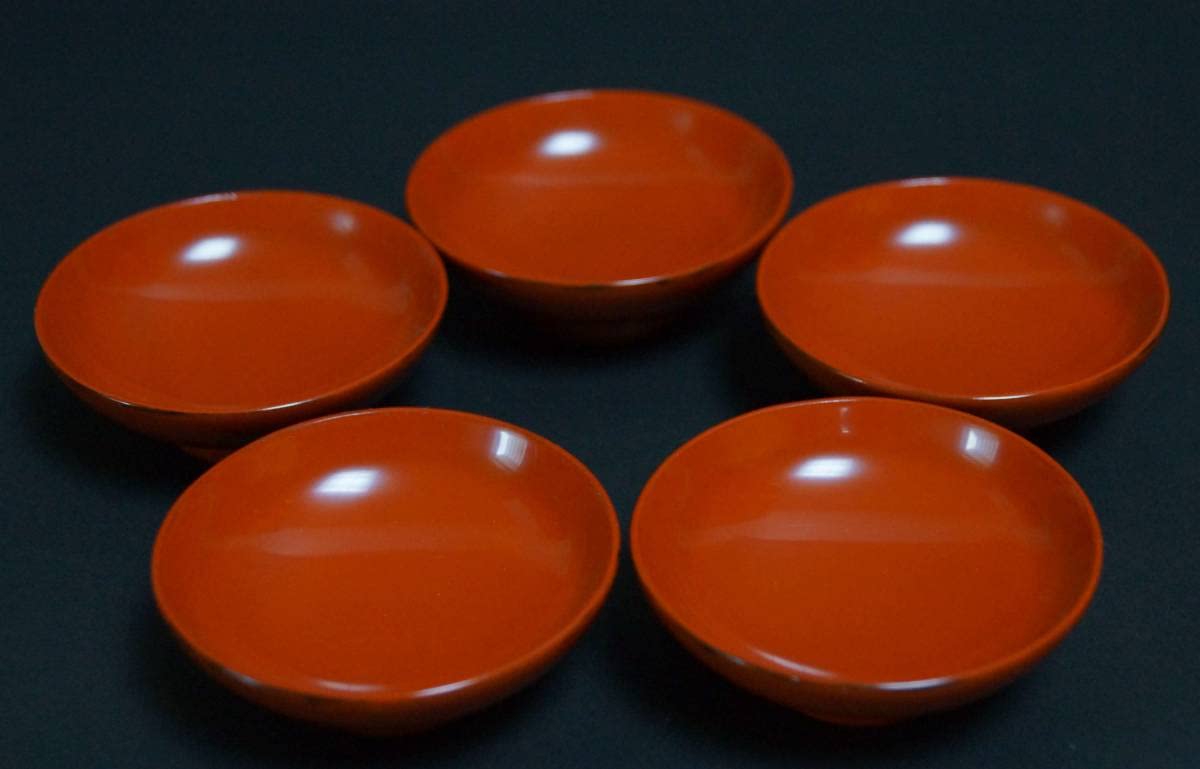 Amazon.co.jp: 閑輪島塗 大向高洲堂造 高級漆器 天然漆塗蓋付小吸物椀