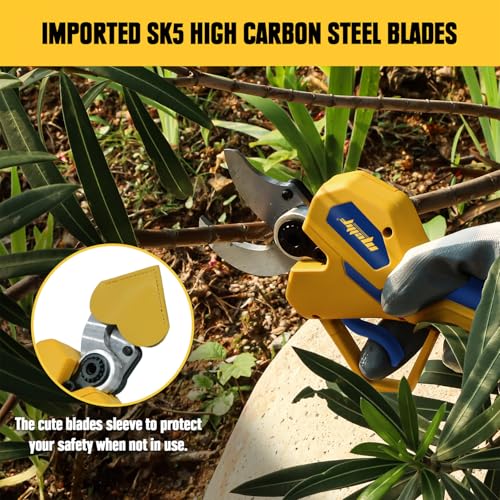 Electric Pruning Shears Compatible with DeWalt 20V Battery (Tool Only), Mellif Upgraded Cordless Tree Pruner w/ 20,000RPM Brushless & 30mm (1.2\") Cutting Diameter SK5 Steel Blade for Gardening