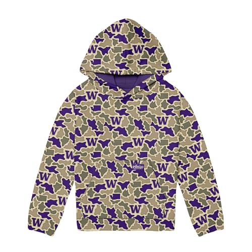 AMIGO Washington Huskies Boys Cimarron Fleece Hoodie Team Color