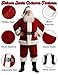 Ahititi Santa Claus Costume for Men Santa Suit Adults 11pcs Mens Deluxe Professional Christmas Clause Outfit Xmas Cosplay XL