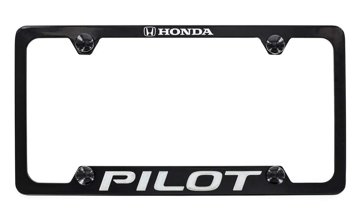 Amazon.com: Honda Pilot Black Powder Coated Zinc Metal License