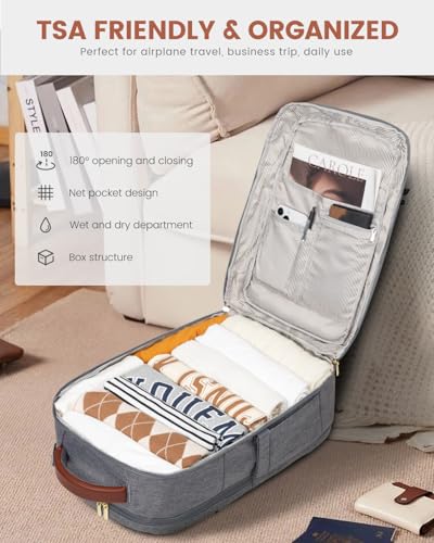 Image of LOVEVOOK 50L Large Carry on Backpack, Travel Backpack for Women Men Flight Approved, Personal Item Travel Bag For Airplanes, Waterproof 18 Inch Laptop Backpack, Business Weekender Overnight Daypack