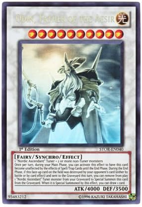 Amazon Co Jp 遊戯王 英語版 Stor En040 Odin Father Of The Aesir 極神聖帝オーディン 1st Edition ホログラフィックレア ホビー 通販