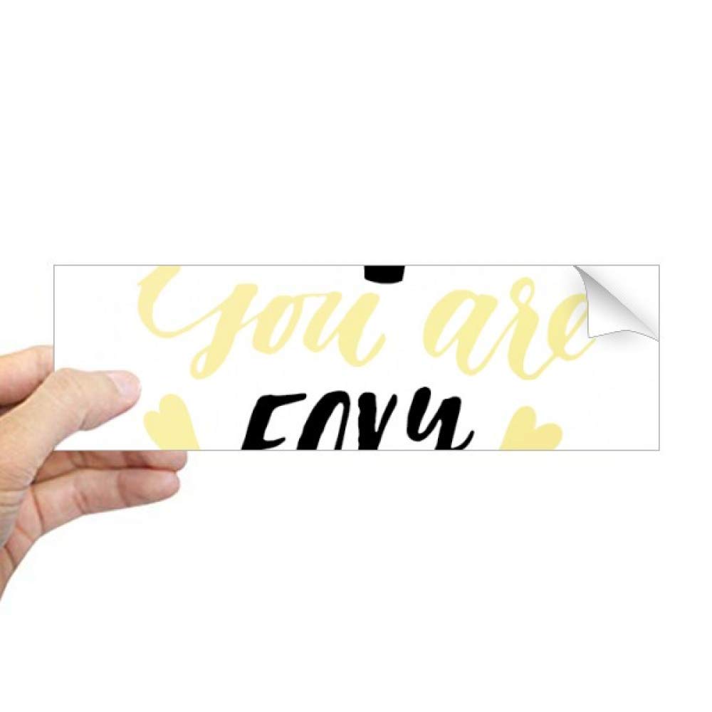 Sticker rectangulaire You Are Foxy message inspirant déco fenêtre