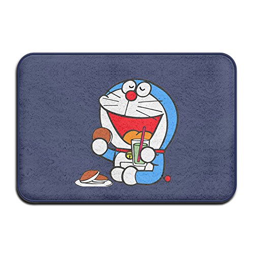 Doraemon Cute Cartoon Logo Design Funny Welcome Mat Doormat Outdoor Awesome