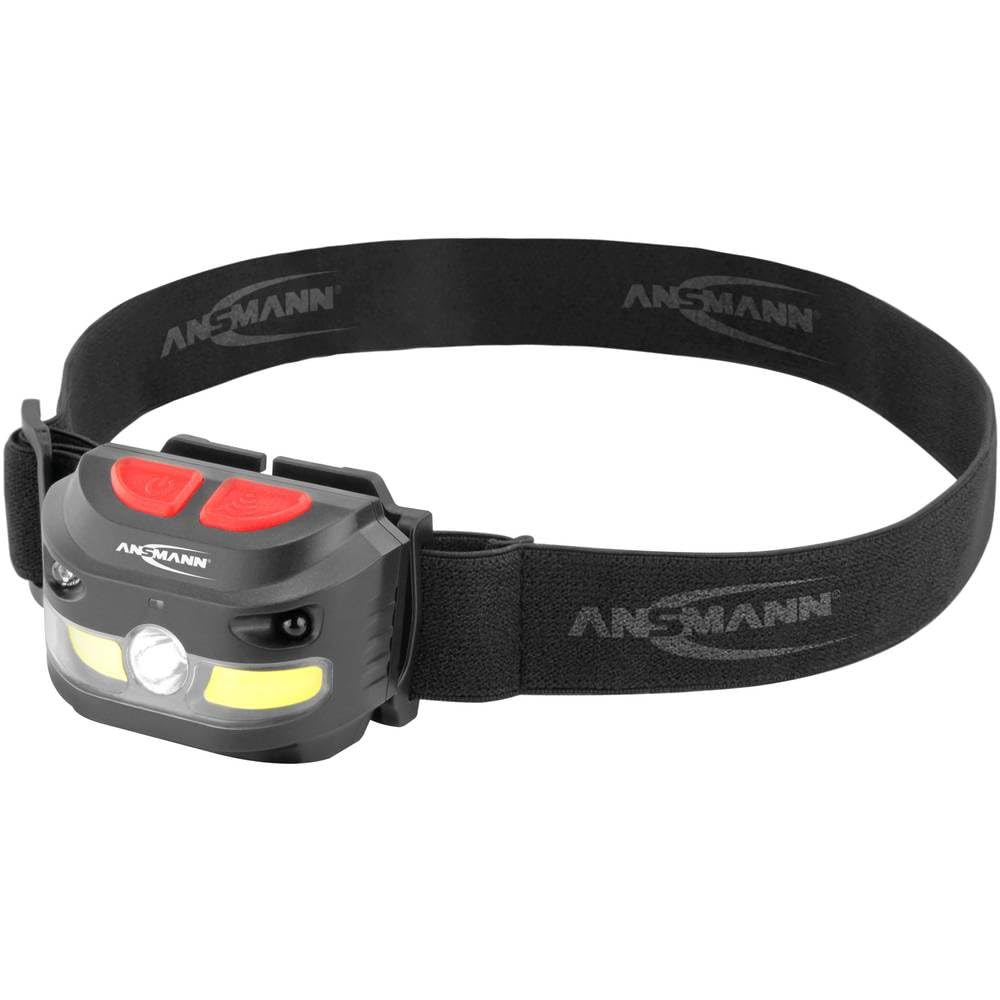 Ansmann Visitez le site Store Lampe frontale à LED rechargeable - Lampe de travail à LED professionnelle de 250 lumens - Lampe frontale à LED idéale pour le vélo Course avec le chien Jogging Pêche
