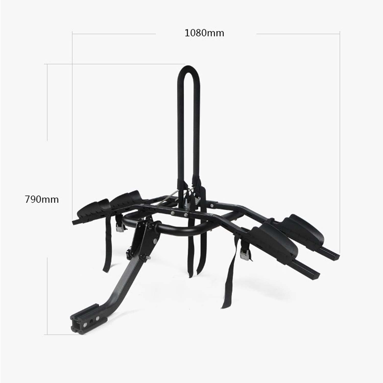 Amazon.co.jp: 2バイク 牽引バー自転車ラック 折りたたみ式 自転車運搬