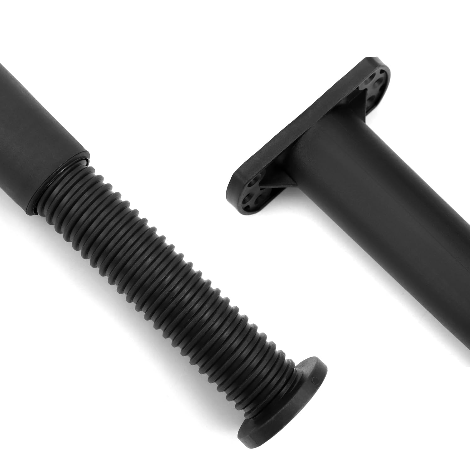 QWORK 4pcs Pieds De Meuble Réglables - 30 Cm - 10 Mm Réglables - Acier