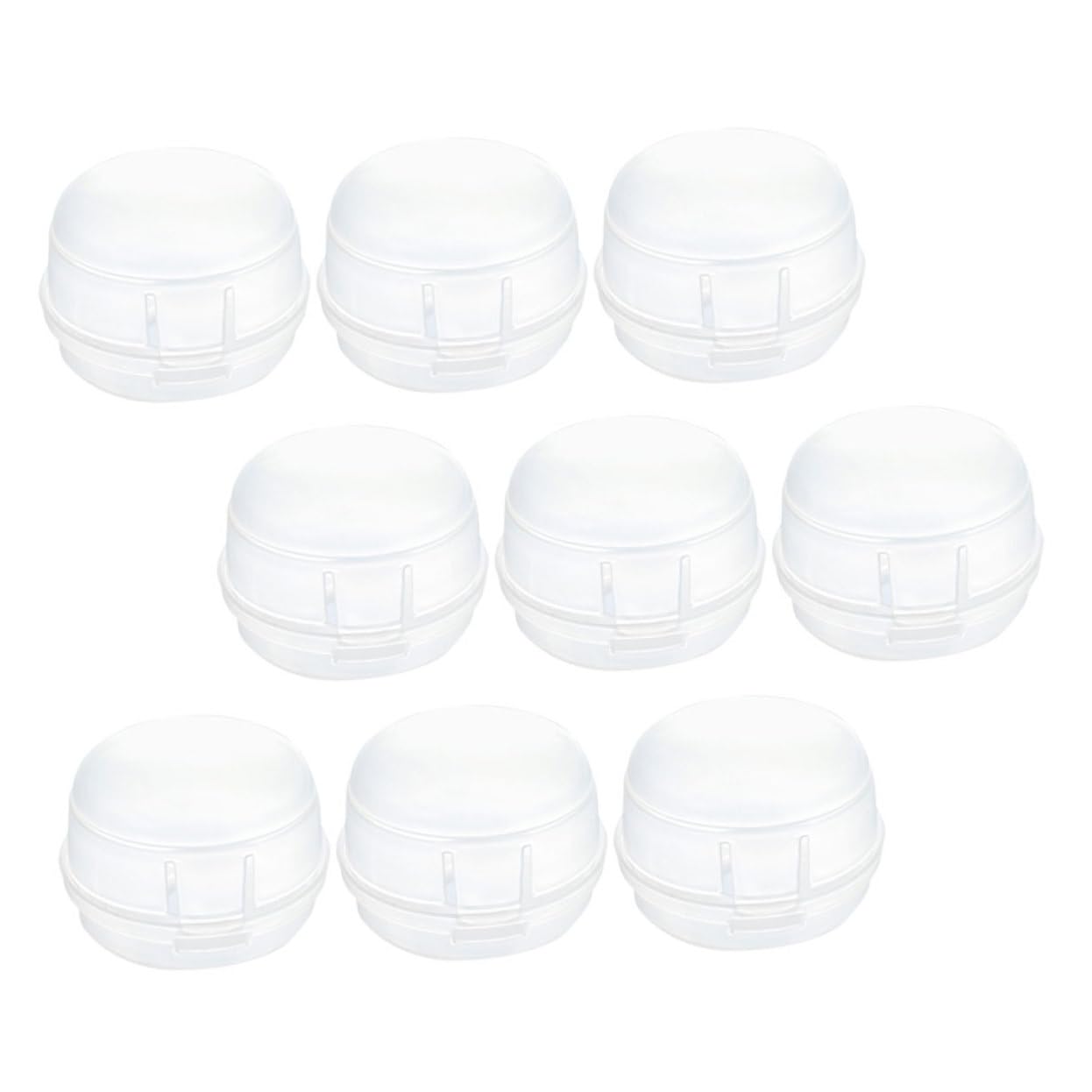 BESTonZON 9pcs Stove Knob Cover Child Safety Guard for Oven Stove Switches White Baby Proofing Protection Lock