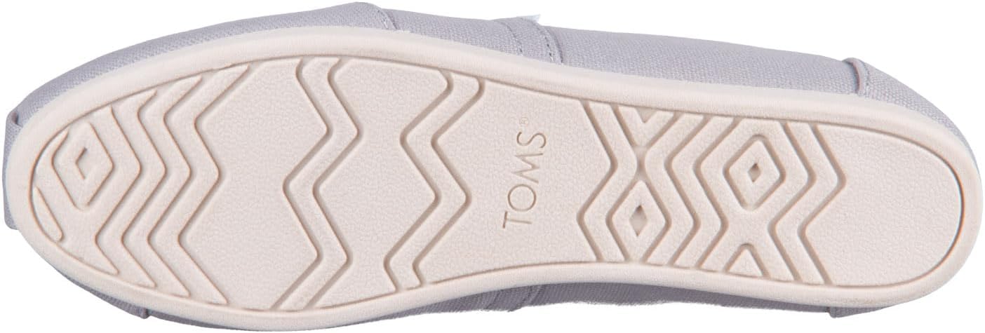 Toms Women's Alpargata Espadrille Loafer Flat, Drizzle Grey Recycled Cotton Canvas, 10 - Image 5