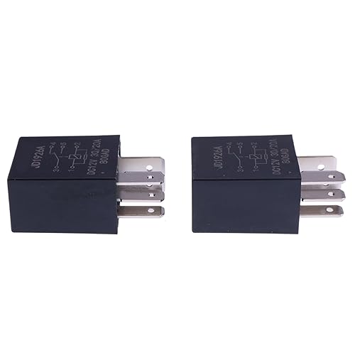Miniatura 5 de IEQFUE 2 relés de 12 V 30 A 925-1648, 925-1648A, 725-1648, 725-1648A, 725-1648P, compatibles con Cub Cadet, MTD, Bolens, Troy-Bilt, blanco al aire