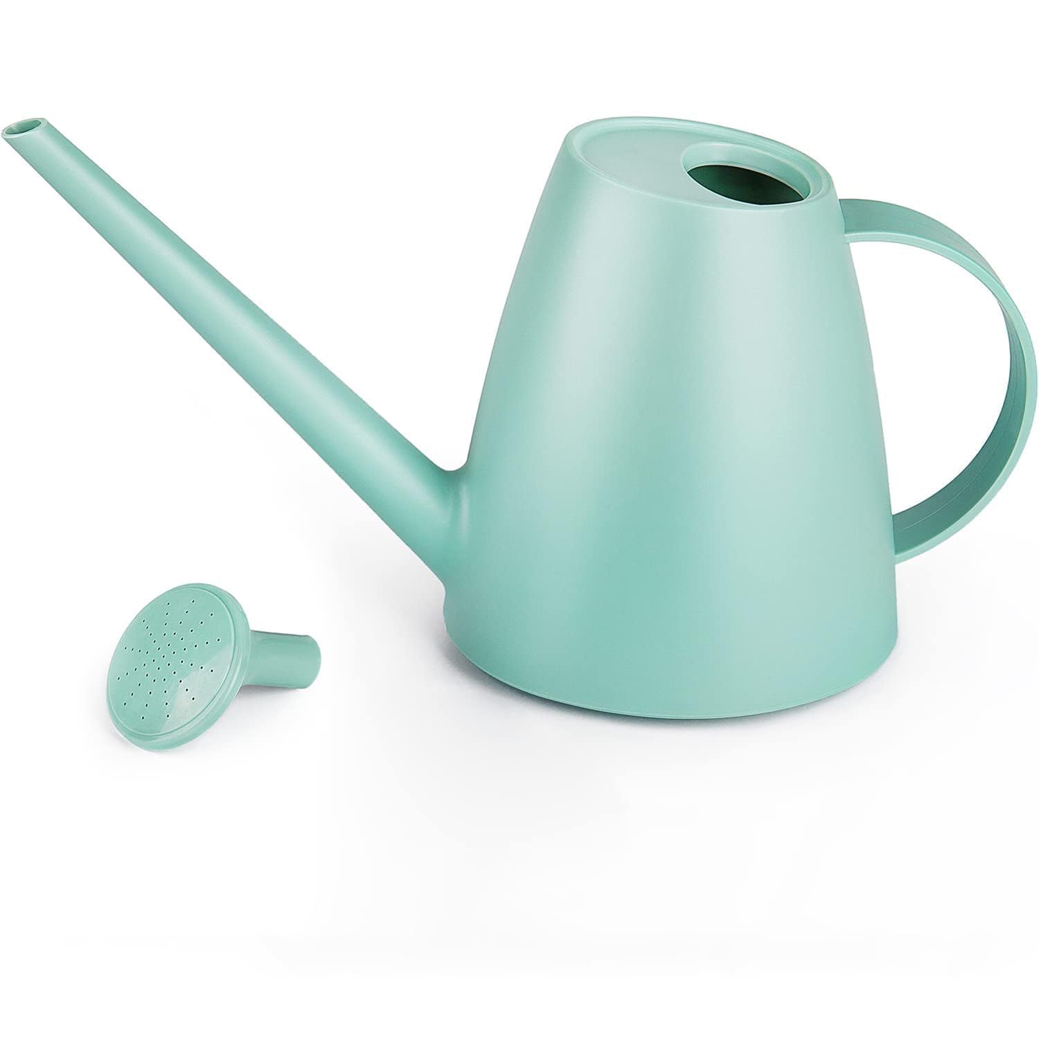 Khazna Watering Can - Modern, Durable, and Versatile 1/2 Gallon Watering Can with Detachable Showerhead for Indoor and Outdoor Plants - Green