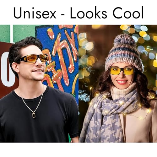 Image of 1Pc Fit Over OTG Yellow HD Vision UV Protection Day and Night Driving Bikes Car Anti-Glare Polarized Goggles Glasses Sunglasses Chashma Specs for Men Women Unisex