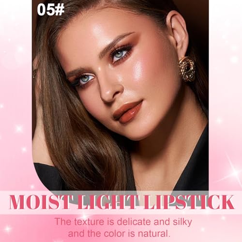Image of WanTuoluo Honey Tinted Lip Stain Lip Gloss, Sheer Hydrating Lip Balm, Moisturizing Lip Color for All Skin Tones, Nourishing Lipstick with a Hint of Natural Black Cherry Tint (A05)
