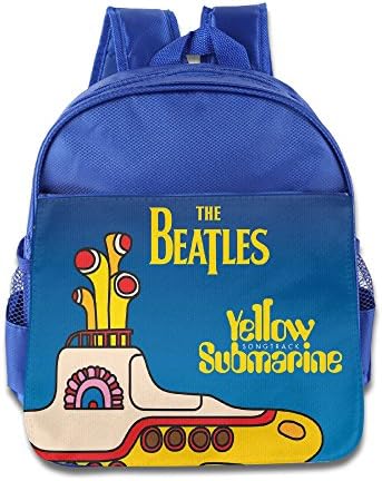 Kids Yellow Submarine School Backpack Cartoon Children School Bag RoyalBlue