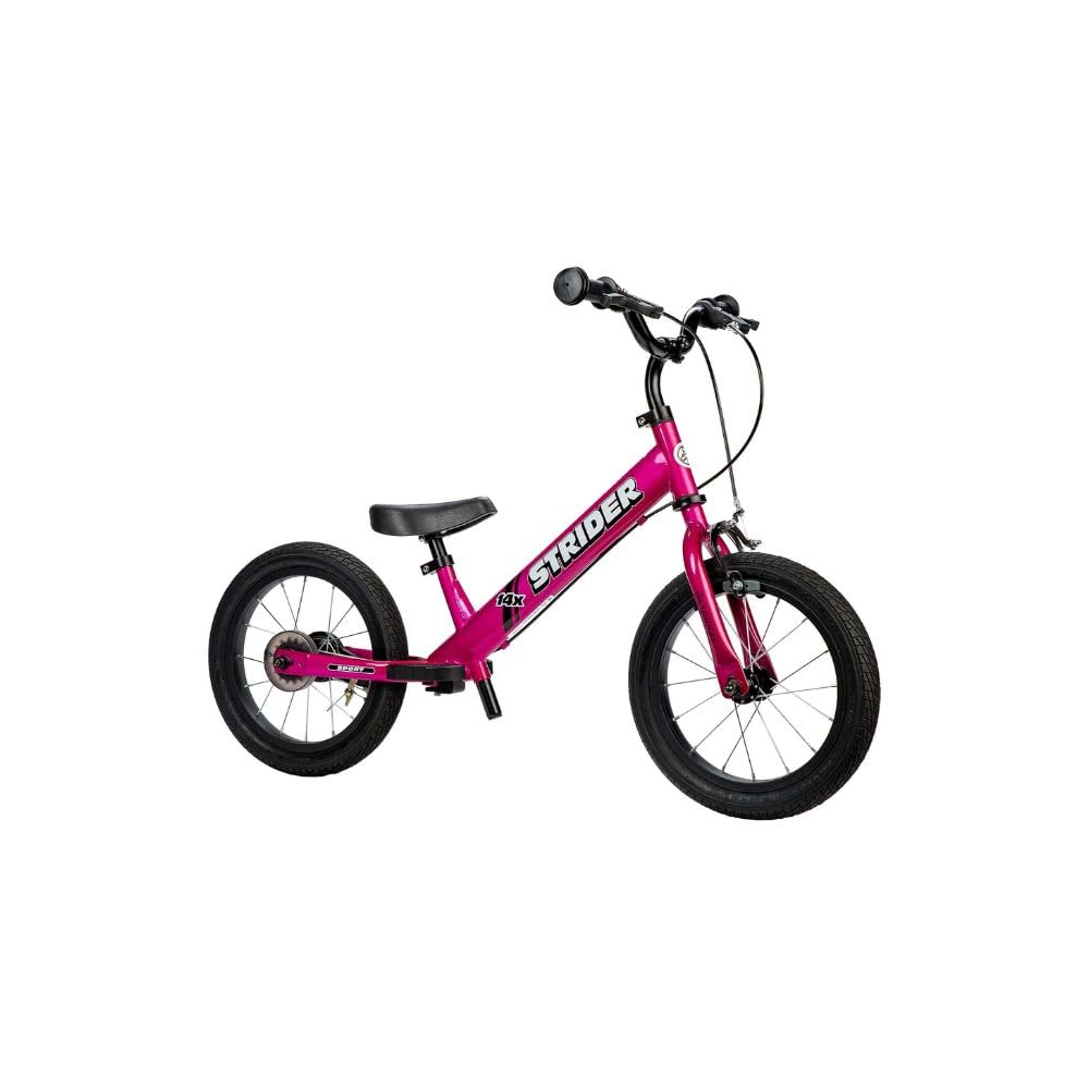 Strider 14x Sports Balance Bike – 2-in-1 Kids Bike with Optional Pedal Kit, Lightweight and Perfect for Learning to Ride