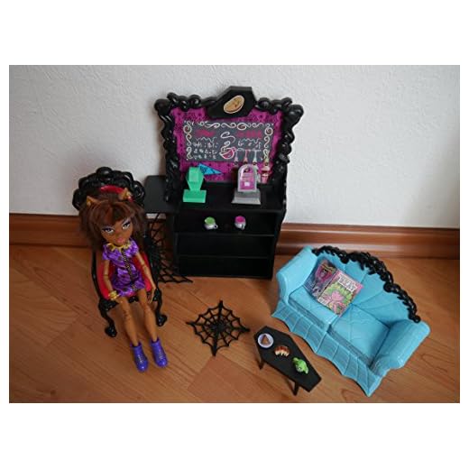 (1, klassisk) - Monster High Coffin Bean and Clawdeen Wolf docka lekset