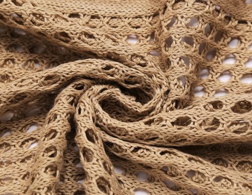 Image of Zeagoo Women's 2026 Summer Crochet Lightweight Cardigan Short Sleeve Boho Kimono Oversized Open Front Sweater Tops
