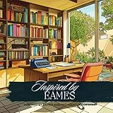 retro furniture uk cheap  Inspired by Eames: A Mid-Century Modern Adult Coloring Book: Retro 1950s-60s Design, Atomic Era, Vintage Furniture & Architecture