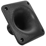 TOVINANNA Haut-parleur Audio à Pavillon 120x120 Mm Noir, Tweeter Haute Performance pour Matériel Sonorisation Scène, Enceinte Extérieure Étanche, Accessoire pour Conférenciers de