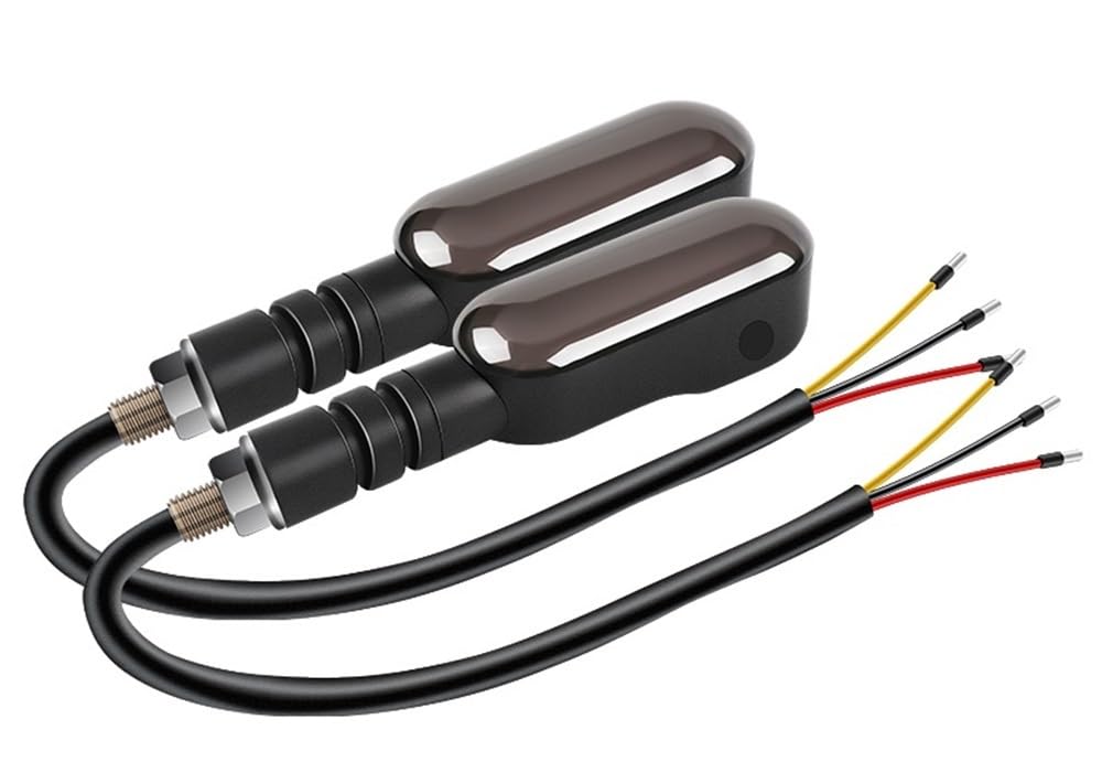 Luz trasera de moto con intermitentes y proyección ambiental 8