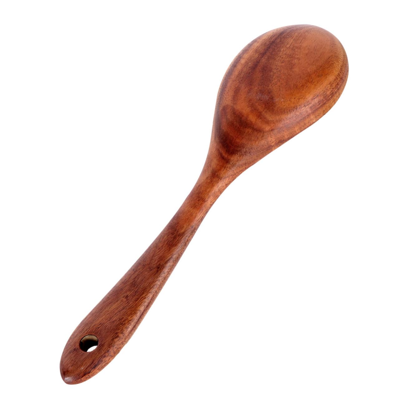 Ciieeo Long Handle Acacia Mangium Rice Ladle Wooden Rice Scoop Utensil for Soup and Porridge Ergonomic Design for Comfortable Handling Kitchen Tool for Daily Use