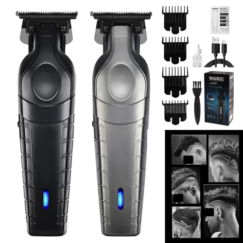 Blackout Trimmer Plus Zero Gap,Barbers Tonic Blackout Trimmer + Premium Zero-Gapped 3-In-1 Razor,Line Up,Trim,Shave,Zero Gapped Clippers,Create Sharp Lines With Ease (Black+Silver)