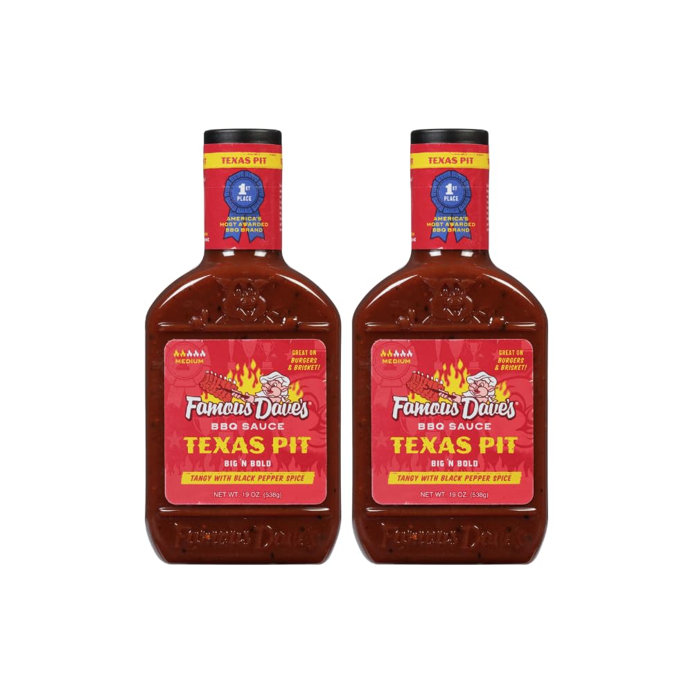 Famous Dave's - 2 pck, Texas Pit BBQ Sauce (38 oz.)