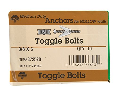 Hillman Toggle Bolts 3/8 