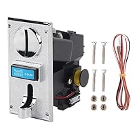 Risegun Coin Acceptor, Münzprüfer Münzautomat für Waschmaschine Spielautomat, Multi Münzeinwurf für Spielkonsolen, Verkaufsautomaten