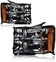 PIT66 Headlights, Compatible with 07-13 GMC Sierra 1500 2500HD 3500HD Headlamps Assembly Accessories river & Passenger Side Pickup Truck Replacement Smoky Lens Chrome Housing Amber Reflector