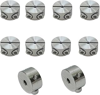 10 Pc Marine Boat Stainless Steel 2 Part 1/8