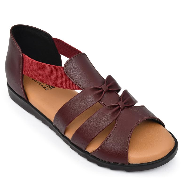 Image of HEALTH FIT Extra Soft Ortho Care Sandals Orthopaedic & Diabetic Daily Use Women's Sandal /Casual Sandal Chappals for Ladies & Girl's 1102