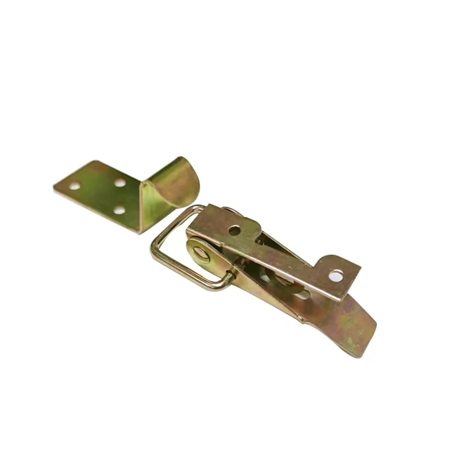 1Pcs Iron Spring Loaded Latch Catch Toggle Clamp Duckbill Tension Lock Cupboard Hasp Industrial Buckle 504