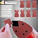 STEBRUAM 70 Stück Mouse Schleifpapier Maus Detail Schleifblätter 165mm x 95mm für Black und Decker Schleifpapier Mit Extra 2 Tipps für Ersatz 10x Körnung 60 80 120 180 240 320 400
