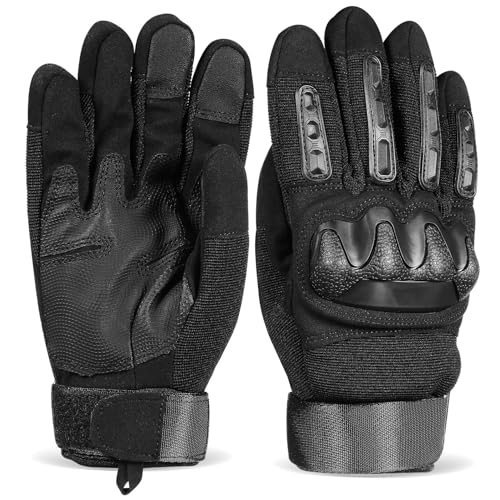 ibasenice Guantes Tácticos de Motocicleta para Hombre Resistentes Pantalla Táctil XL para Ciclismo Senderismo Entrenamiento y Actividades Militares al Aire
