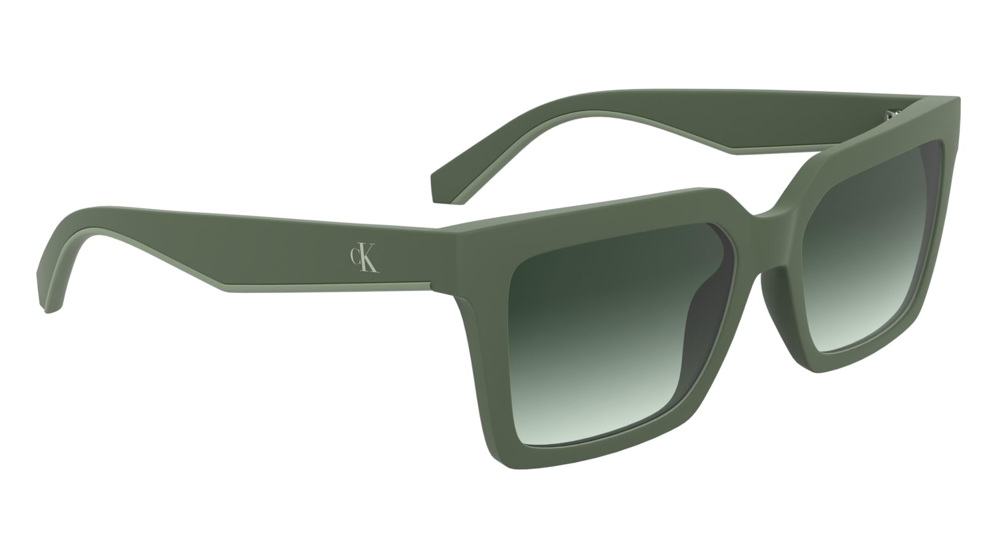Calvin Klein Jeans Unisex Adult Sunglasses CKJ25602S - Matte Sage with Gradient Green Lens
