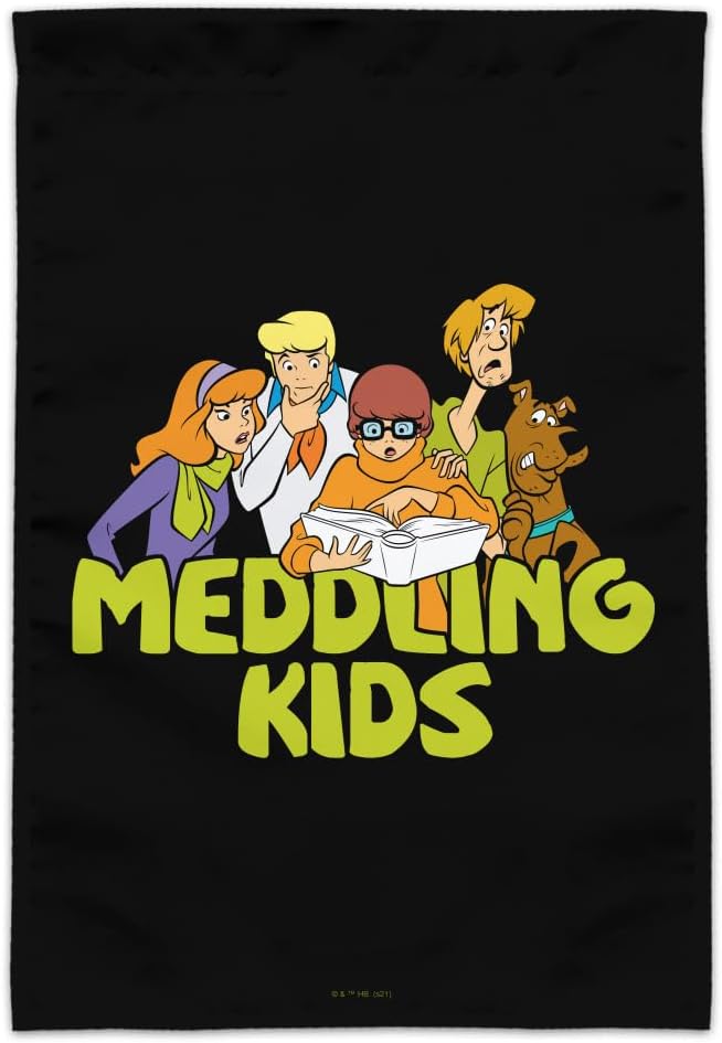 Scooby-Doo Meddling Kids Garden Yard Flag