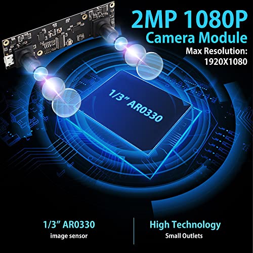 Elp Usb Camera Dual Lens 3D Stereo Vr Camera Module 2Megapixel 1080P Double Lens Usb Camera Module,2Mp M9 90Degreee Ar0330 Usb Camera Video Surveillance Webcam Camera Module For Windows Linux Mac #TOP5