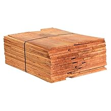 24" #1 Royals Western Red Cedar Shingles CERTIGrade, Clear Vertical Grain, Kiln Dried Premium Cedar Siding & Roofing Shingles for Exterior Applications