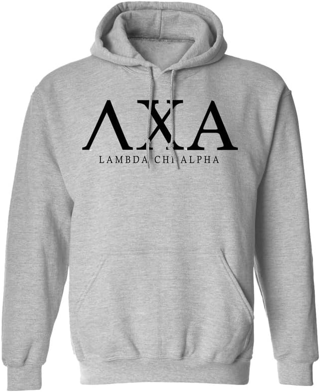 Lambda Chi Alpha Hoodie - Lambda Chi Block Letter Sweatshirt